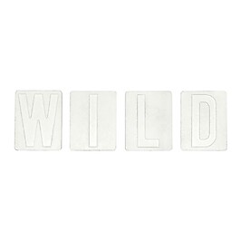 Wild Wishes - 4 Lettere effervescenti per il bagno 